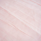 90inch x 90inch Accordion Crinkle Taffeta Table Overlay - Blush | Rose Gold#whtbkgd