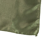 Dusty Sage Green Satin Overlay Seamless Square Table Overlay