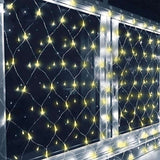 20ftx10ft Clear 600 LED Fish Net Lights, Fairy String Lights With 8 Modes