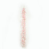 Artificial Cherry Blossom Garland LED String Lights, Warm White 20 LEDs Battery Operated Hanging