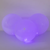 50 Pack Purple Round Mini LED Balls, Waterproof Battery Operated Balloon Lights