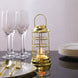 3 Pack Gold Mini Battery Operated Candle Lantern Lamps, LED Tealight Table Decorative Lanterns