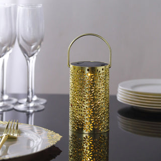 Elevate Your Outdoor Ambiance with Gold Flower Design Lanterns