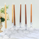 8 Pack Mixed Natural Flameless LED Taper Candles, 11inch Flickering Battery Operated Candles