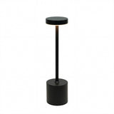 Modern black cylindrical LED floor lamp with minimalist design on white background#whtbkgd