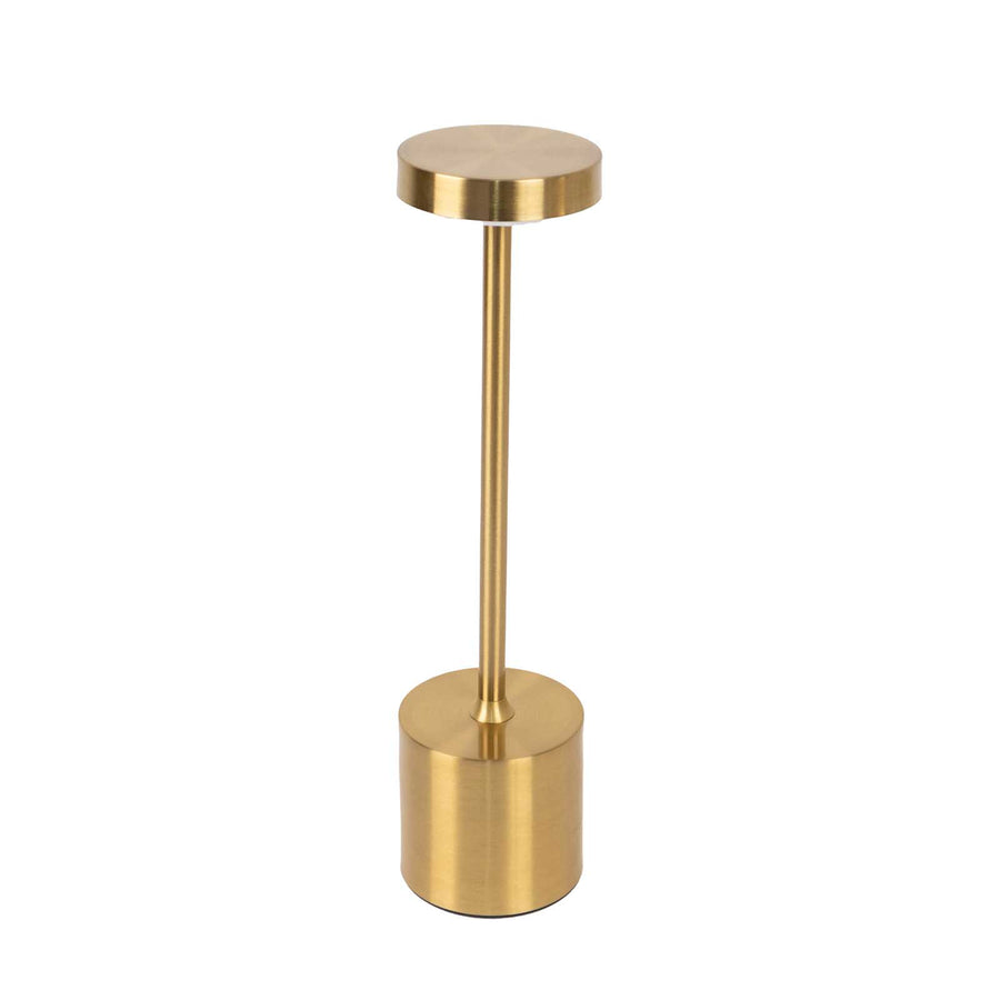 Gold Metal Modern Rechargeable LED Desk Lamp With Touch Control