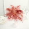 15inch LED Cinnamon Rose Feather Table Lamp Wedding Centerpiece