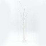 White decorative tree with long slender branches #whtbkgd