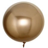 2 Pack | 30inch Large Gold Reusable UV Protected Sphere Vinyl Balloons#whtbkgd