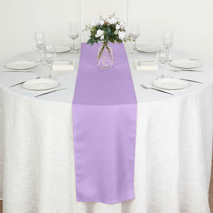 12inch x 108inch Lavender Lilac Polyester Table Runner
