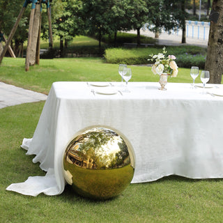 Captivating Gold Stainless Steel Shiny Mirror Gazing Ball