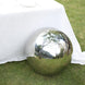 22inch Silver Stainless Steel Shiny Mirror Gazing Ball, Hollow Garden Globe Sphere