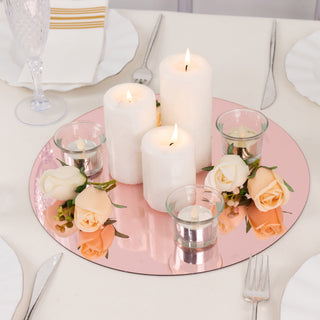 Create Unforgettable Events with Rose Gold Mirror Charger Plates