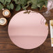 10 Pack Rose Gold Mirror Lightweight Charger Plates For Table Setting, 13inch Plastic Dining Plate