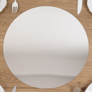 <h3 style="margin-left:0px;"><strong>Reflective Silver Mirror Table Centerpiece Base</strong>