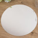 10 Pack Silver Round Acrylic Mirror Tray Centerpiece Bases, Large Circle Mirror Candle Plate