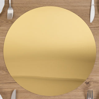 <h3 style="margin-left:0px;"><strong>Reflective Gold Mirror Table Centerpiece Base</strong>