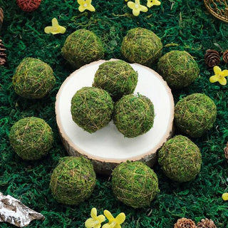Create Unforgettable Events with our Handmade Preserved Natural Moss Ball Vase Fillers