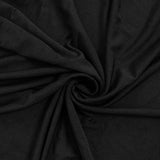 8ft Matte Black Spandex Fitted Wedding Arch Cover For Round Top Chiara Backdrop Stand#whtbkgd