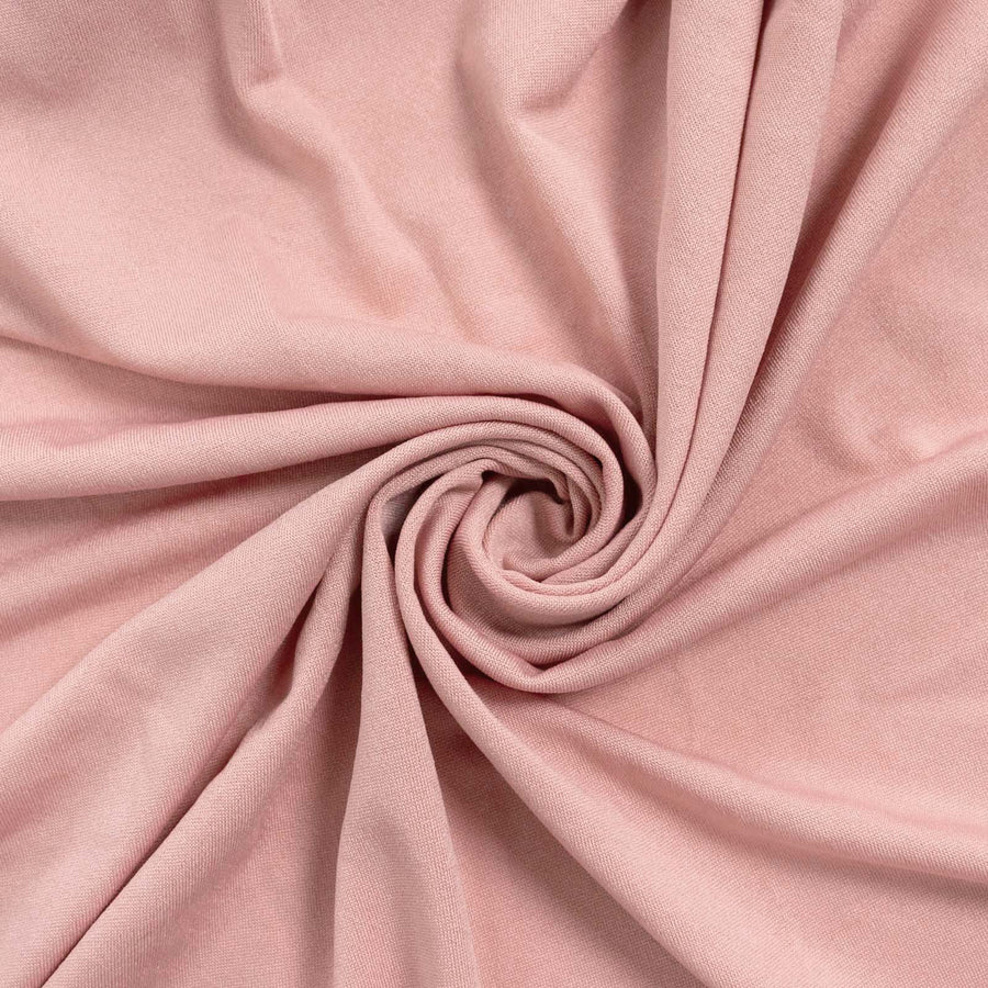 8ft Matte Dusty Rose Spandex Fitted Wedding Arch Cover For Round Top Chiara Backdrop Stand#whtbkgd
