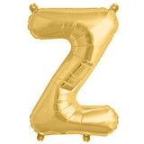 16" Matte Gold Mylar Foil Letter Balloons