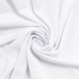 8ft Matte White Spandex Fitted Wedding Arch Cover For Round Top Chiara Backdrop Stand#whtbkgd