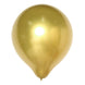 5 Pack | 18Inch Metallic Chrome Gold Latex Helium or Air Party Balloons#whtbkgd