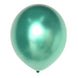 5 Pack | 18Inch Metallic Chrome Green Latex Helium or Air Party Balloons#whtbkgd