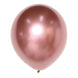 5 Pack | 18Inch Metallic Chrome Pink Latex Helium or Air Party Balloons#whtbkgd