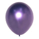 5 Pack | 18Inch Metallic Chrome Purple Latex Helium/Air Party Balloons#whtbkgd