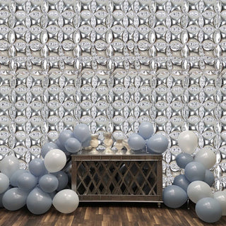 Add Glamour to Your Event with Metallic Silver Mylar Foil Prom Balloons