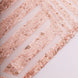 Blush Rose Gold Geometric Diamond Glitz Sequin Cloth Napkins, Decorative#whtbkgd
