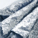 20"x20" Dusty Blue Premium Sequin Cloth Dinner Napkin Reusable Linen