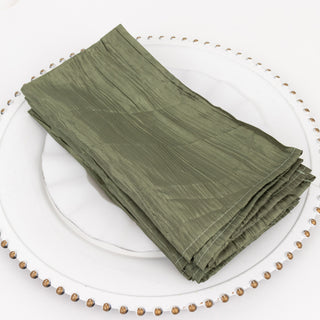 Perfect for Any Occasion - Dusty Sage Green Dinner Napkins