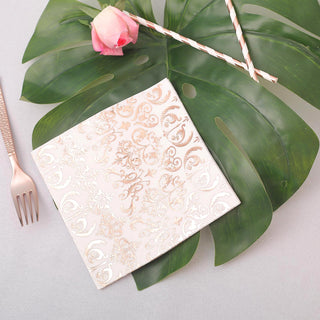 Rose Gold Dinner Napkins for Every Occasion