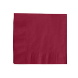 50 Pack | 5x5inch Burgundy Soft 2-Ply Disposable Cocktail Napkins#whtbkgd