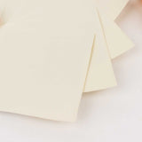 50 Pack Ivory Soft 2-Ply Disposable Cocktail Napkins, 5x5inch Paper Beverage Napkins