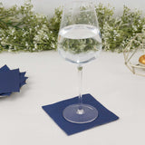 Convenient and Stylish Navy Blue Disposable Party Napkins