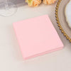 50 Pack | 5x5inch Pink Soft 2-Ply Disposable Cocktail Napkins