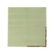 50 Pack Sage Green Disposable Cocktail Napkins with Gold Foil Edge#whtbkgd