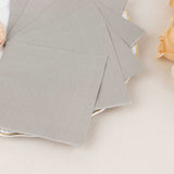 Versatile and Practical - Silver Soft 2-Ply Beverage Napkins