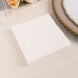 50 Pack 5x5inch White Soft 2-Ply Disposable Cocktail Napkins, Paper Beverage Napkins