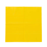 50 Pack 5"x5" Yellow Soft 2-Ply Disposable Cocktail Napkins, Paper Beverage Napkin