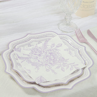 <span style="background-color:transparent;color:#000000;">Charming White Lavender 2-Ply Paper Napkins for Any Event</span>