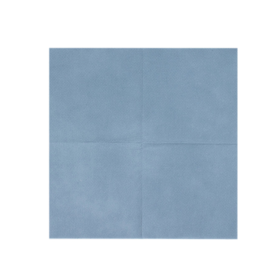 20 Pack Dusty Blue Soft Linen-Feel Airlaid Paper Cocktail Napkins, Highly Absorbent#whtbkgd