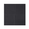 20 Pack | Black Soft Linen-Feel Airlaid Paper Cocktail Napkins, Highly Absorbent Disposable#whtbkgd
