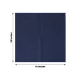 Navy blue 10-inch square fabric swatch
