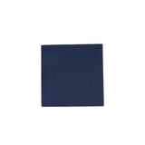 Navy blue square fabric swatch on a plain background
