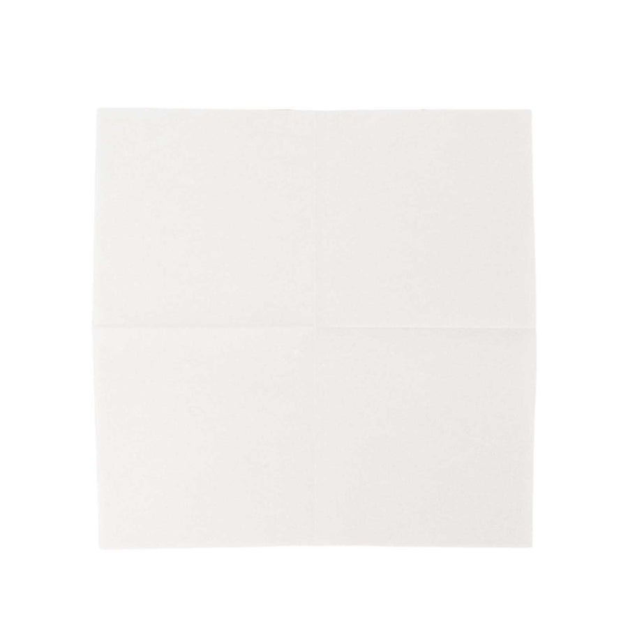 20 Pack White Soft Linen-Feel Airlaid Paper Cocktail Napkins, Highly Absorbent Disposable#whtbkgd