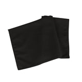 5 Pack Black Cotton Blend Cloth Napkins, Washable Reusable Table Dinner Napkins#whtbkgd